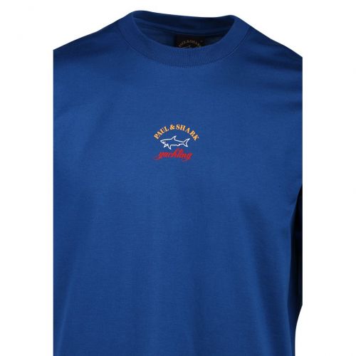 Mens Cobalt Blue Centre Logo S/s T Shirt 107937 by Paul And Shark from Hurleys