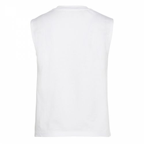 Womens Bright White Muscle Vest Top 39045 by Calvin Klein from Hurleys