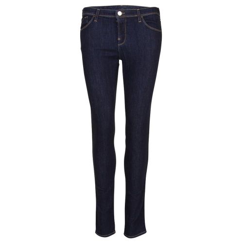 Womens Blue Wash J28 Mid Rise Skinny Fit Jeans 69773 by Armani Jeans from Hurleys