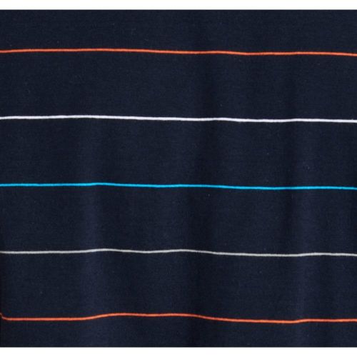 Mens Navy Disc Stripe S/s T Shirt 26440 by Barbour International from Hurleys