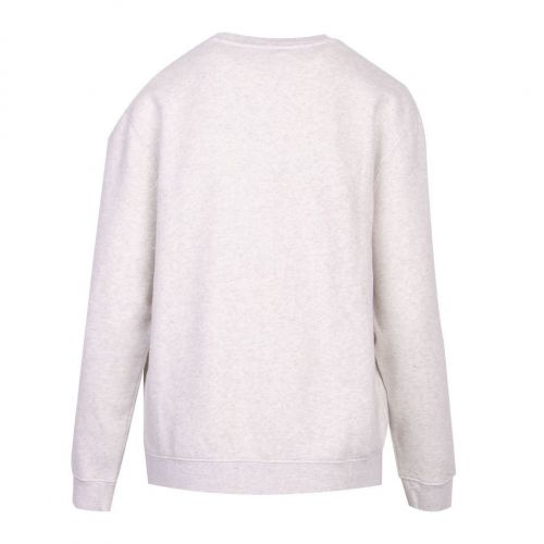 Womens Dove Grey Melange Humain Embroidered Sweat Top 97238 by French Connection from Hurleys