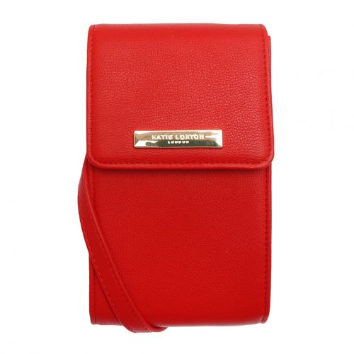 Womens Red Taylor Phone Crossbody Bag 94745 by Katie Loxton from Hurleys