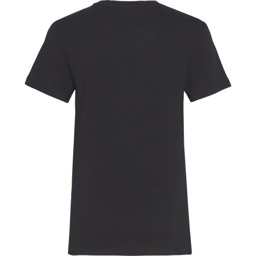 Womens Black Monogram Logo Regular Fit S/s T Shirt 77883 by Calvin Klein from Hurleys