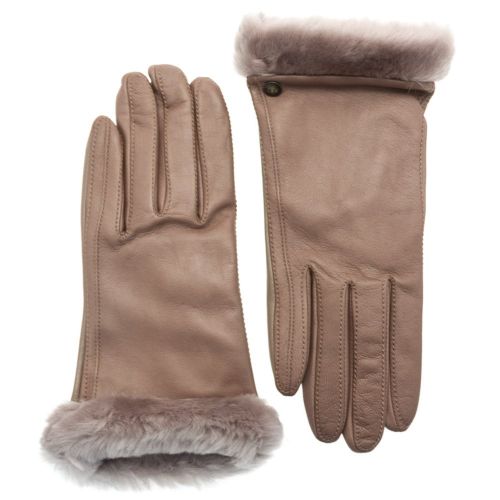 Womens Stormy Grey Classic Leather Smart Technology Gloves 62375 by UGG from Hurleys
