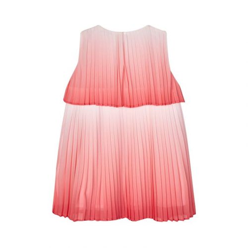 Girls Flamingo Ombre Pleated Dress 85118 by Mayoral from Hurleys
