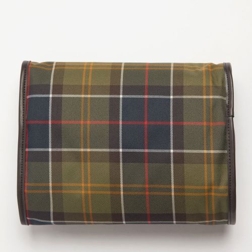 Mens Classic Tartan Hanging Wash Bag 93766 by Barbour from Hurleys