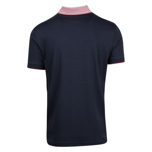 Athleisure Mens Navy Paddy 1 Tipped Regular Fit S/s Polo Shirt 57047 by BOSS from Hurleys