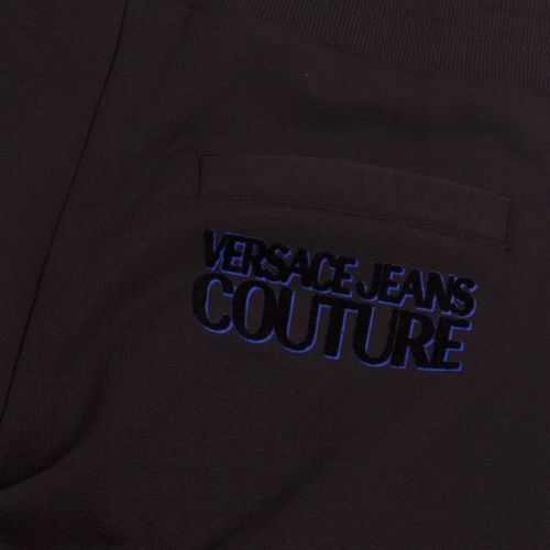 Mens Black Flock Logo Sweat Pants 46780 by Versace Jeans Couture from Hurleys