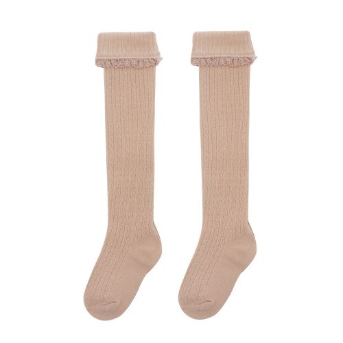 Girls Nude Pink Knee High Socks 29899 by Mayoral from Hurleys