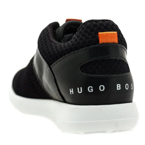 Boys Black Branded Mesh Trainers (27-35) 65472 by BOSS from Hurleys