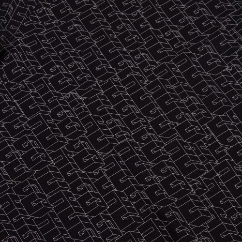 Mens Black Dantastic Logo Print S/s T Shirt 56921 by HUGO from Hurleys