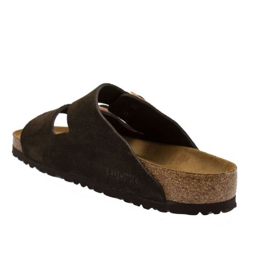Mens Mocca Arizona Soft Footbed Suede Sandals 86244 by Birkenstock from Hurleys