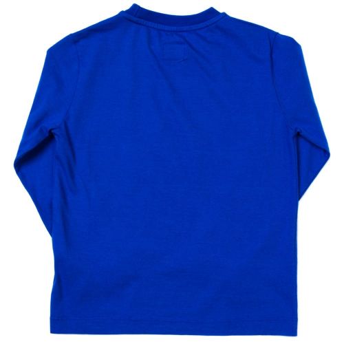 Boys Blue Chest Logo L/s Tee Shirt 63572 by C.P. Company Undersixteen from Hurleys