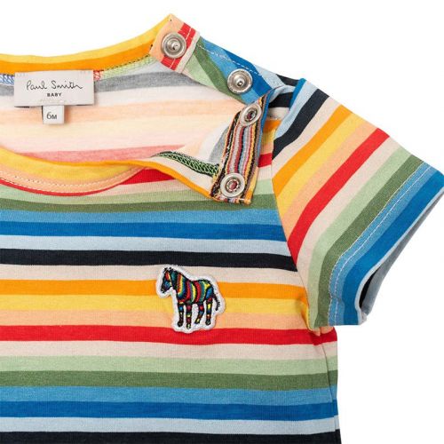 Baby Multicolour Classic Stripe S/s T Shirt 104867 by Paul Smith Junior from Hurleys