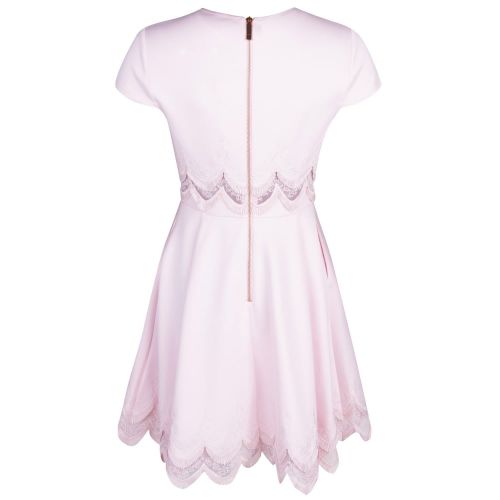 Womens Baby Pink Rehanna Embroidered Skater Dress 27923 by Ted Baker from Hurleys