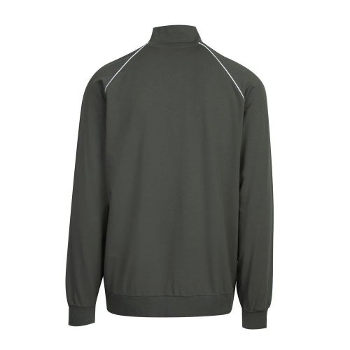 Mens Dark Green Mix & Match Soft Sweat Jacket 89123 by BOSS from Hurleys