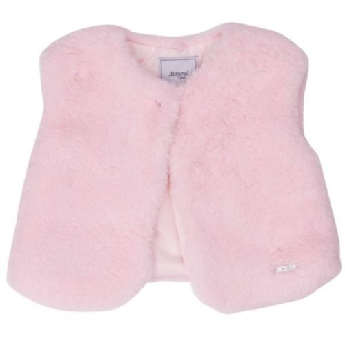Baby Rose Faux Fur Gilet 12709 by Mayoral from Hurleys