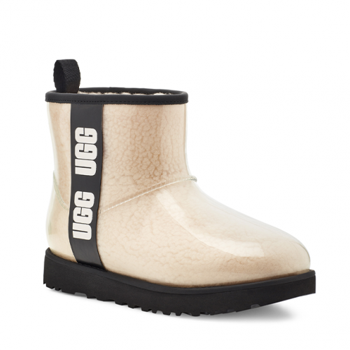 Womens Natural/Black Classic Clear Mini Boots 96586 by UGG from Hurleys