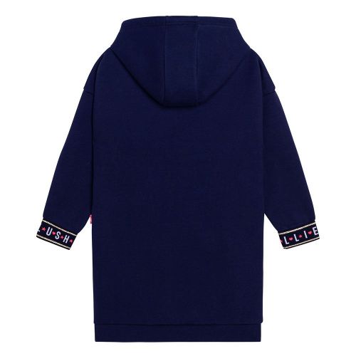 Girls Navy Bow Sweater Dress 96008 by Billieblush from Hurleys