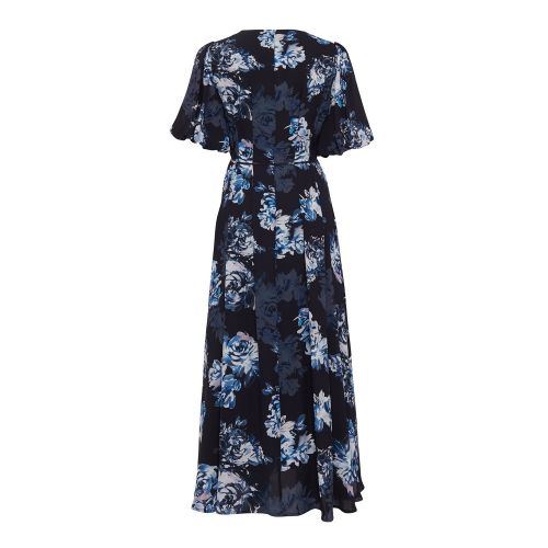 Womens Utility Blue Caterina Crepe Button Midi Dress 47716 by French Connection from Hurleys