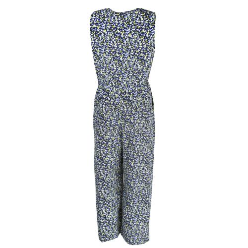 Womens Green/Navy Tiny Wildflowers Jumpsuit 27475 by Michael Kors from Hurleys