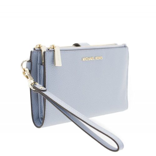 Womens Pale Blue Mercer Double Zip Purse 27076 by Michael Kors from Hurleys