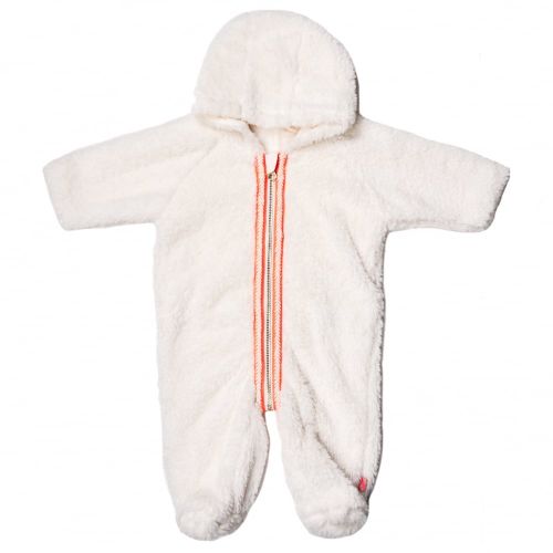Baby White Embroidered Trim Faux Fur Snowsuit 65563 by Billieblush from Hurleys