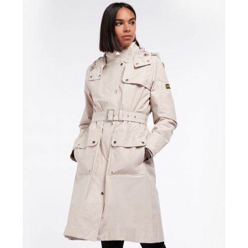 Womens Putty Springmount Waterproof & Breathable Trench Coat 105657 by Barbour International from Hurleys
