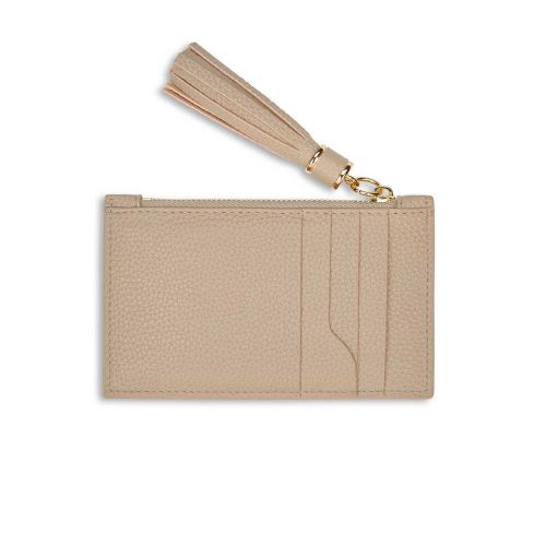 Womens Taupe Sophia Tassel Card Holder 80643 by Katie Loxton from Hurleys