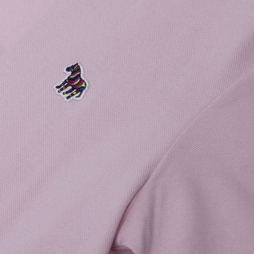 Mens Pale Pink Classic Zebra Regular Fit S/s Polo Shirt 40870 by PS Paul Smith from Hurleys