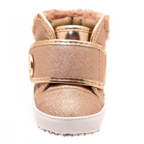 Baby Rose Gold Zia Nell Hi Top Trainers (16-19) 68765 by Michael Kors from Hurleys