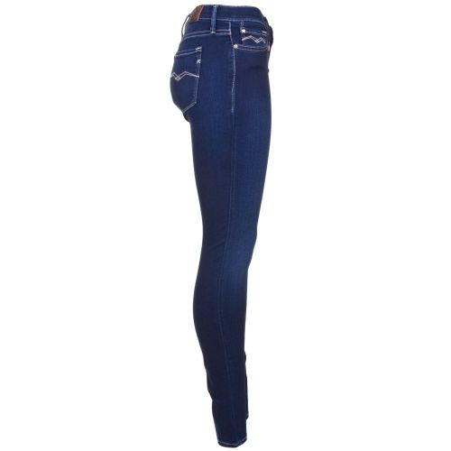 Womens Blue Wah Joi High Waisted Skinny Fit Jeans 66994 by Replay from Hurleys