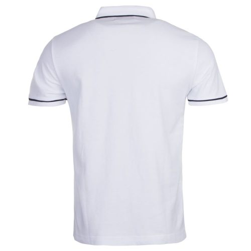 Penguin Mens Bright White Earl Tipped S/s Polo Shirt 21561 by Original Penguin from Hurleys