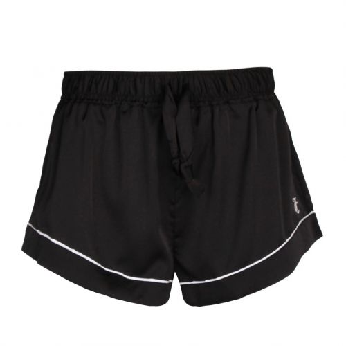 Womens Black Pia Satin Lounge Shorts 94927 by Juicy Couture from Hurleys