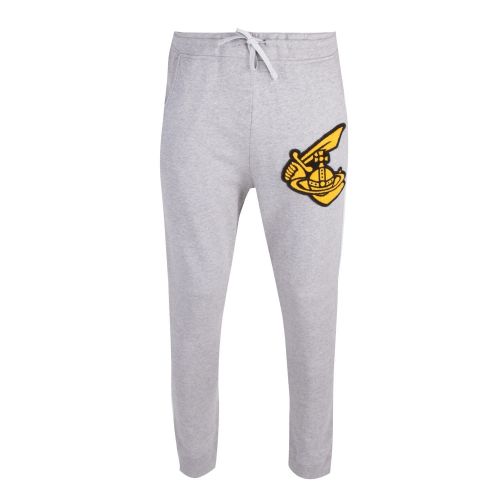Anglomania Mens Grey Patch Logo Sweat Pants 29541 by Vivienne Westwood from Hurleys