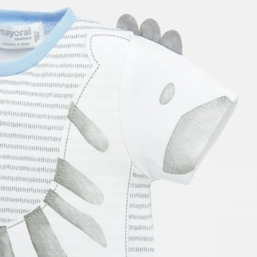 Baby Blue Bay Animal 2 Pack Rompers 58201 by Mayoral from Hurleys