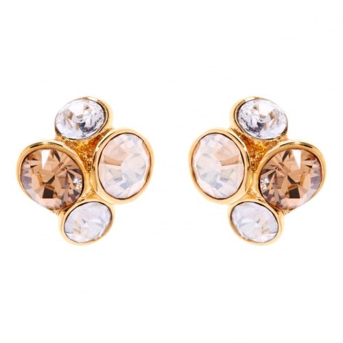 Womens Gold & Colorado Topaz Lynda Jewel Cluster Stud Earrings 16026 by Ted Baker from Hurleys