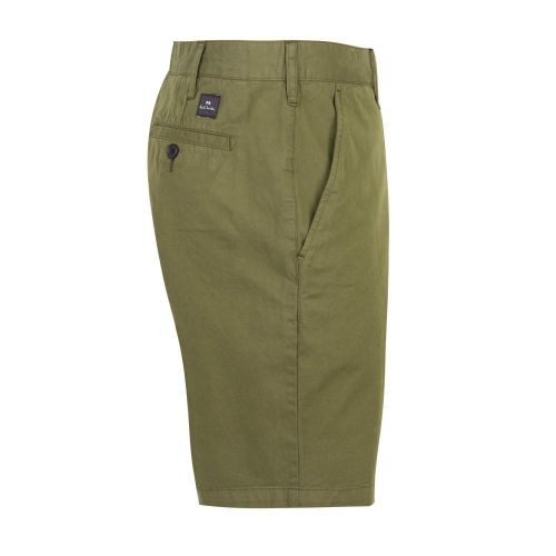 Mens Green Standard Fit Chino Shorts 27568 by PS Paul Smith from Hurleys