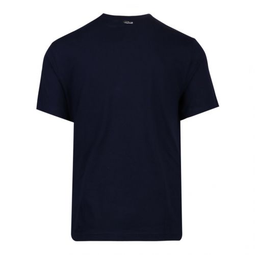 Mens Navy Text Logo S/s T Shirt 102879 by Lacoste from Hurleys