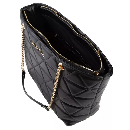 Valentino Bag Womens Black Carnaby Quilt Shopper