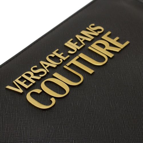 Womens Black Logo Lock Pouch Clutch 85916 by Versace Jeans Couture from Hurleys