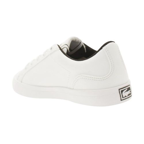 Boys White & Black Lerond Trainer 7335 by Lacoste from Hurleys