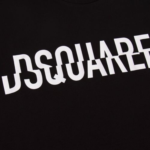 Boys Black Cut Logo S/s T Shirt 75367 by Dsquared2 from Hurleys