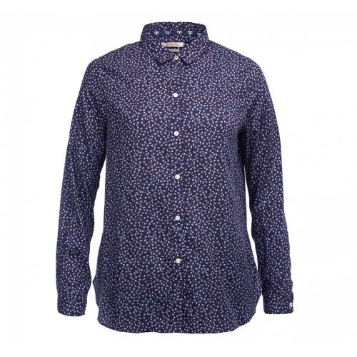 Lifestyle Womens Navy Seahouse L/s Shirt 31263 by Barbour from Hurleys