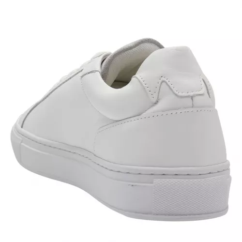 Mens White Rhoda Trainers 77026 by Mallet from Hurleys