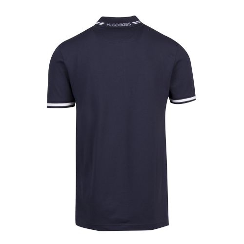 Athleisure Mens Navy Paule Slim Fit S/s Polo Shirt 51466 by BOSS from Hurleys