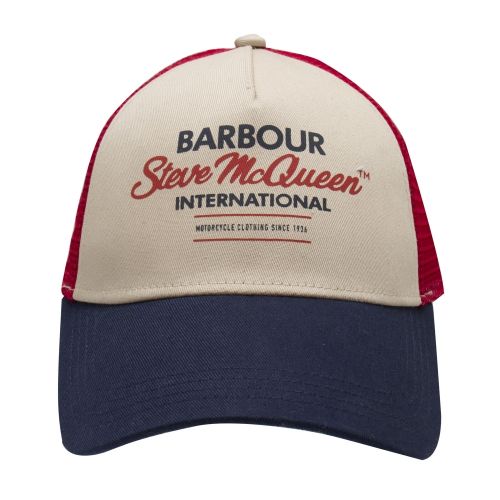 Steve McQueen™ Collection Mens Navy/Red Trucker Cap 38852 by Barbour from Hurleys