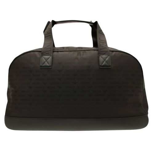 Mens Black Multi Logo Travel Bag 11131 by Armani Jeans from Hurleys