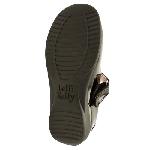 Girls Black Patent Colourissima F Fit Shoes (25-35) 10973 by Lelli Kelly from Hurleys