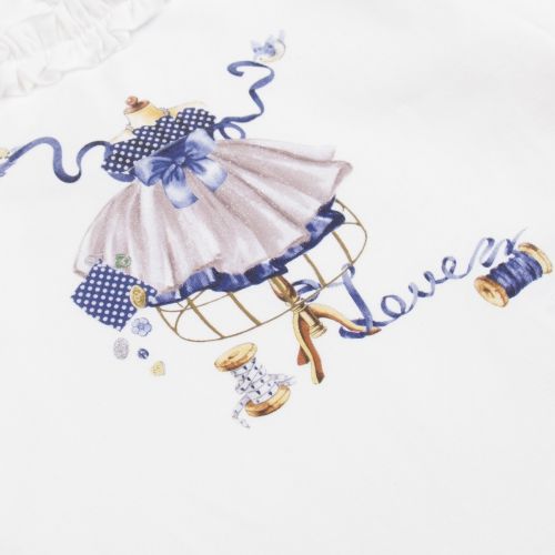 Infant Navy Dressmaker L/s T Shirt & Skirt Set 48474 by Mayoral from Hurleys